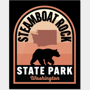 Steamboat Rock State Park WA Bear Posters and Art
